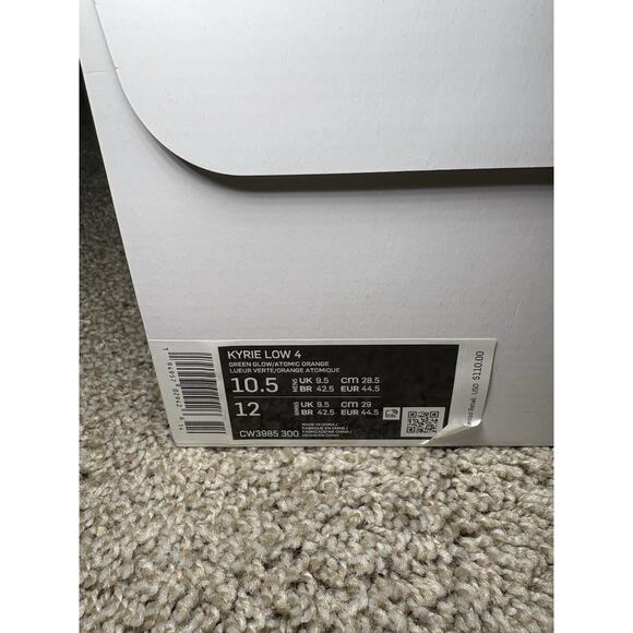 Nike Sue Bird x Kyrie Low 4 Keep Sue Fresh Sneakers CW3985-300 Men's Sz 10.5 - Picture 8 of 8